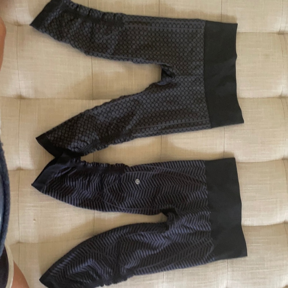 Two XS Lululemon leggings